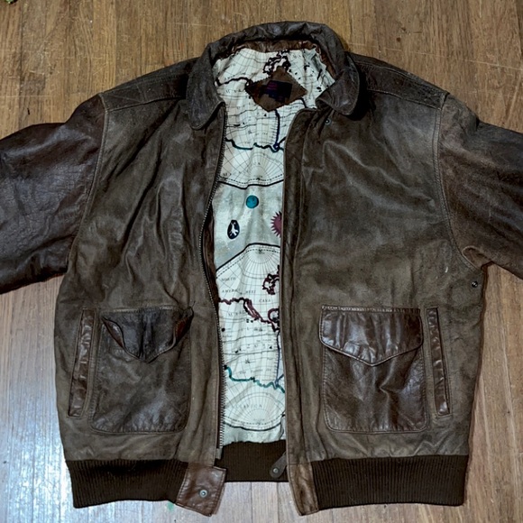Jackets & Coats Vintage Leather Jacket General Clothing Company Poshmark